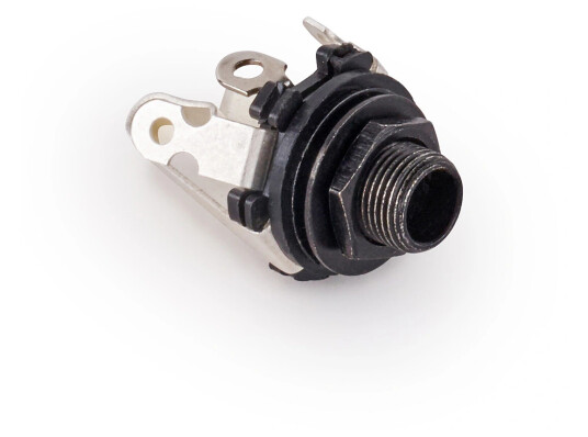 MEC Open 6.3 mm / 1/4 Stereo Jack Socket Black MEC Open 6.3 mm / 1/4 Stereo Jack Socket Black