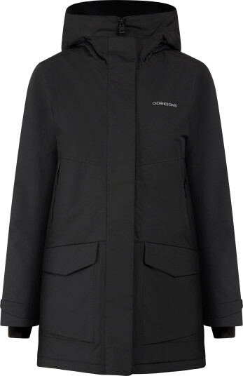 Didriksons Women's Frida Parka 8 Black 44 Didriksons Women's Frida Parka 8 Black 44