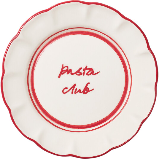 Bistro Sidetallerken 21,5 cm Rød