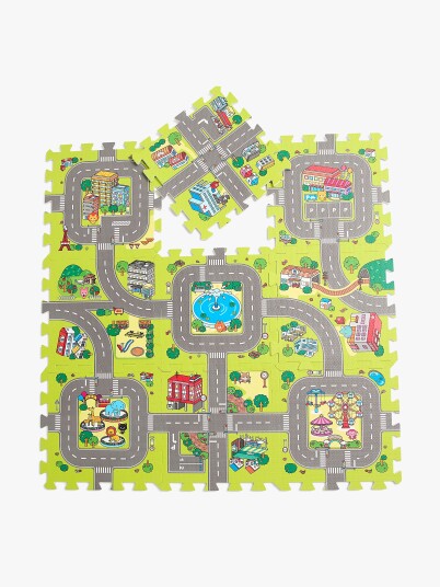 Cloudberry Castle Leketeppe Puslespill 9 Deler Cloudberry Castle Leketeppe Puslespill 9 Deler