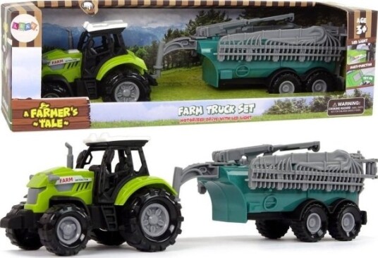 Leantoys Grønn Traktorsprøyte Farm Sound