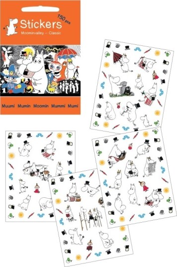 Barbo Toys Moomin Stickers Moominvalley Orange ONE SIZE