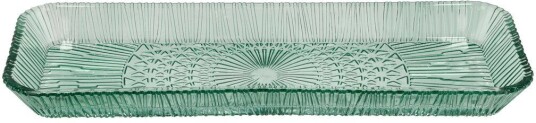 Bitz Kusintha serveringsfat rektangulært 14x38 cm Green