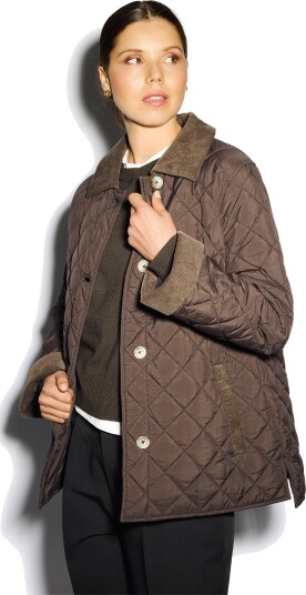 Comprimé Quilted Jacket Brun 38 Comprimé Quilted Jacket Brun 38