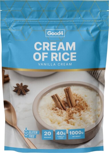 Good4Nutrition Cream of Rice Vanilla 1kg