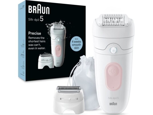 Braun Silk-Épil 5 5-030 Hvit Og Rosa Braun Silk-Épil 5 5-030 Hvit Og Rosa