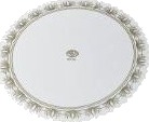 Kagepap Ø180 Mm Lakeret Med Guldtryk,500 Stk/Krt