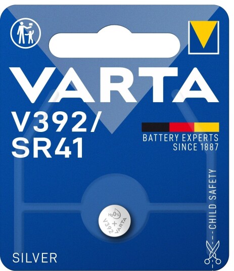 Varta SR41 Sølvoksid Knappcellebatteri 1-pakk