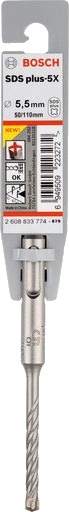 Bosch 5,5 mm SDS-Plus Hammerbor for Betong og Murverk 110 mm
