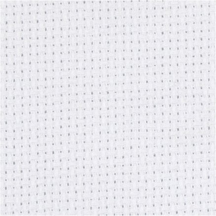 Diverse Aidastoff str. 50x50 cm hvit 70 tern. pr. 10 cm 1 stk.