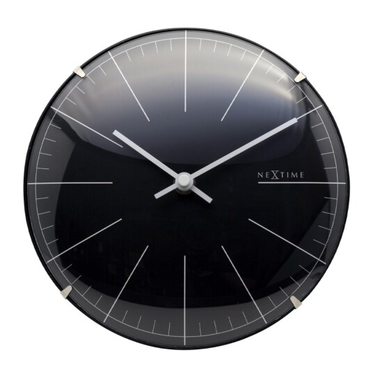 Nextime Veggklokke Big Stripe Mini Dome, diameter 20 cm 1728086-01-0