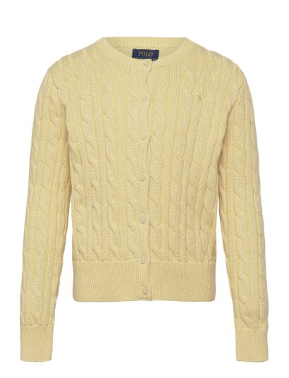 Ralph Lauren Kids 2/20 Cotton Sweater Cardigan Yellow 129 130 Ralph Lauren Kids 2/20 Cotton Sweater Cardigan Yellow 129 130