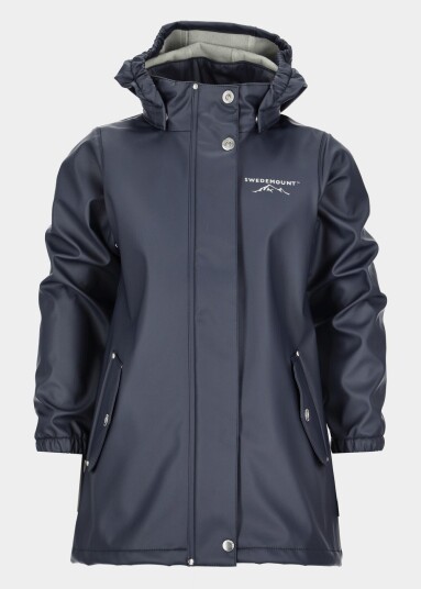 Swedemount Lammö Coat Jr Navy 130 Regnjakker