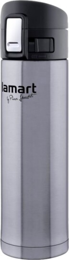 Lamart By Piere Lamart Branche - Thermosflaske - Størrelse 6.4 Cm - Høyde 23.3 Cm - 420 Ml - Sølv Lamart By Piere Lamart Branche - Thermosflaske - Størrelse 6.4 Cm - Høyde 23.3 Cm - 420 Ml - Sølv