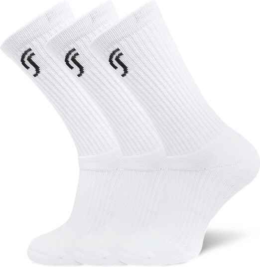 RS Sports Cushioned Performance Socks White 43 46
