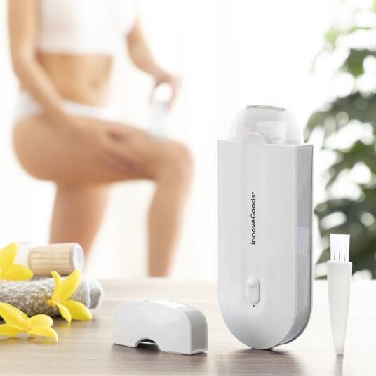 Oppladbar Mini shaver med ledlys epiluch Innovagoods Oppladbar Mini shaver med ledlys epiluch Innovagoods
