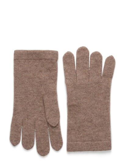 Davida Cashmere Gloves Beige ONE SIZE Davida Cashmere Gloves Beige ONE SIZE