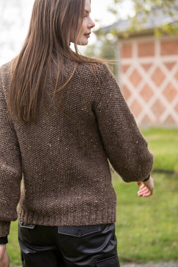79-11 Catrina cardigan brun 79-11 Catrina cardigan brun