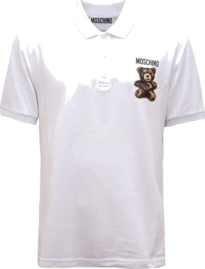 Moschino Herre Topper Hvit M, Moschino Herre Topper Hvit M,