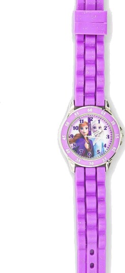 Accutime Lær Klokken Barn 33 mm Vannavstøtende Silikonrem Frozen 2
