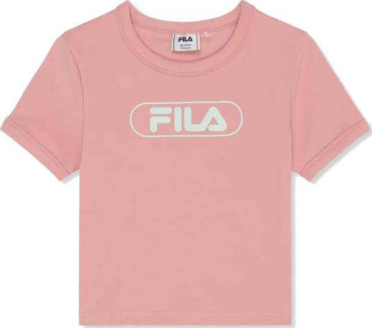 Fila Ceranova Slim Cropped T Skjorte Pink (158/164)