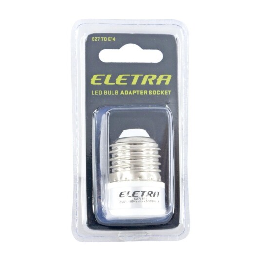 Eletra Sokkeldapter E27 Til E14