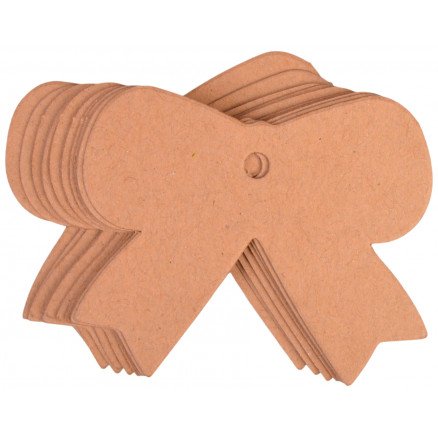 Infinity Hearts Til/Fra Kort Sløjfe Karton Brun 4,7x5,7cm 10 stk Infinity Hearts Til/Fra Kort Sløjfe Karton Brun 4,7x5,7cm 10 stk