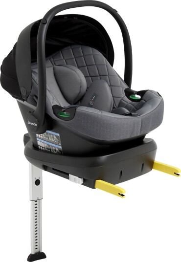 Beemoo Route i-Size Babybilstol inkl. ISOFIX Base Mineral Grey