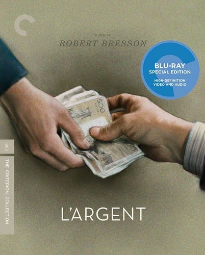 L'argent Bluray L'argent Bluray
