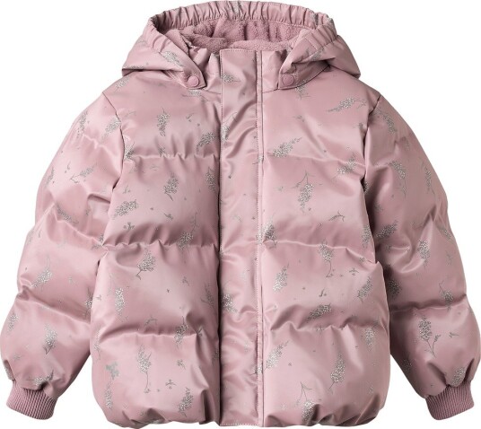 Wheat Polstret Jakke PU Shoore Lavender Blomster Wheat 3 år (98) Dunjakke Lilla