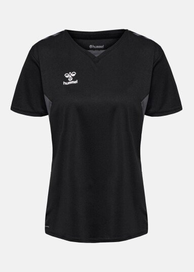 Hummel Hmlauthentic Pl Jersey S/S Wom Black Xl Trenings-T-Shirts