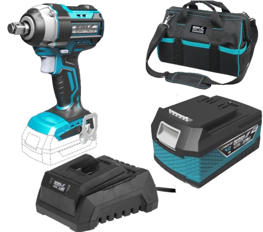 Dedra Slagskrutrekker Sas+All DED7020 Sett 280 nm, 18 v 4.0 ah, Inkl. Lader Og Bag Dedra Slagskrutrekker Sas+All DED7020 Sett 280 nm, 18 v 4.0 ah, Inkl. Lader Og Bag