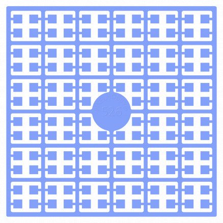 Pixelhobby Midi perler 526 lavendelblå 2x2mm 140 piksler