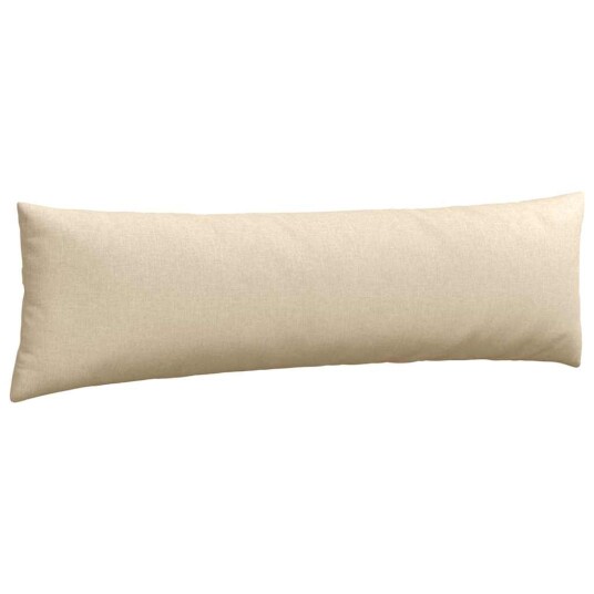 Sofaputer 2 pcs Krem 145 x 40 cm stoff