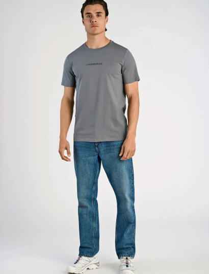 Lindbergh Lindbergh Print Tee S/S - Grey - M