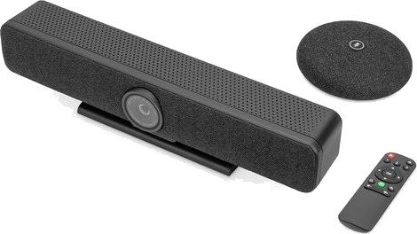 Digitus 4K All-in-One Video Bar. Set ePTZ. AI. 4x mic/1x speaker. 1x table mic