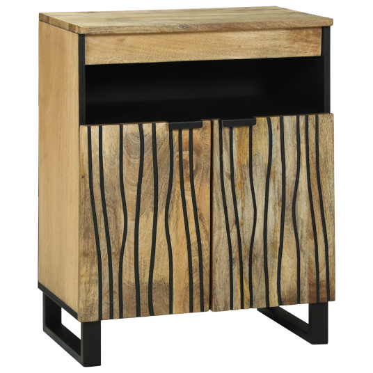  Skap Brun 60 x 33 x 75 cm heltre mango
