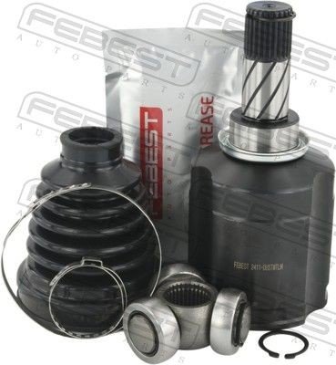 Febest Drivknute drivaksel FEBEST 2411 DUSTMTLH