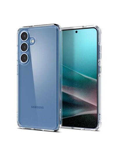Spigen Ultra Hybrid Crystal Clear Mobildeksel for Samsung Galaxy S25+ - Transparent