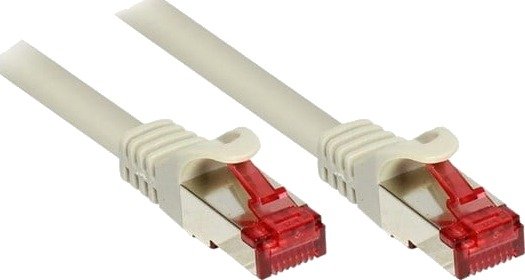 Good Connections Rns Patch-Kabel Rj-45 M Zu Rj-45 M 5 M Sftp Pimf Cat 6 Geformt Ohne Haken Grau