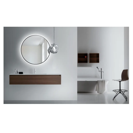 Bathlife Spira Speil 1200x1200 mm Med LED Belysning Bathlife Spira Speil 1200x1200 mm Med LED Belysning