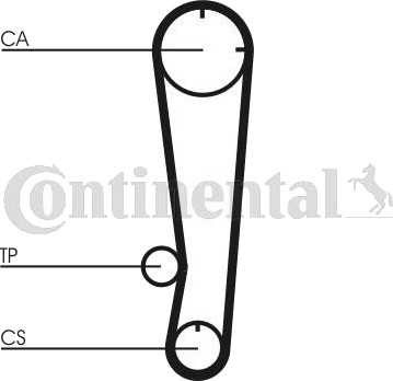 CONTITECH CT738K1 Registerreimsett CONTITECH CT738K1 Registerreimsett
