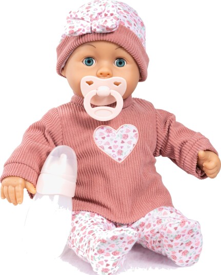 Bayer Design First Words Interaktiv Dukke 38 cm, Hjerte