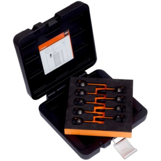 Bahco BBR203P9 Kraftbitspipesett TORX TR 1/2", 9 deler, Håndverktøy Bahco BBR203P9 Kraftbitspipesett TORX TR 1/2", 9 deler, Håndverktøy