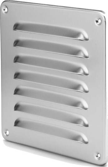 Ventilrist Fresh Uten Stuss Aluminum, 155X155 mm