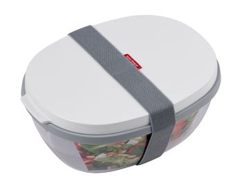 ElipseDuo Salatboks Hvit ElipseDuo Salatboks Hvit