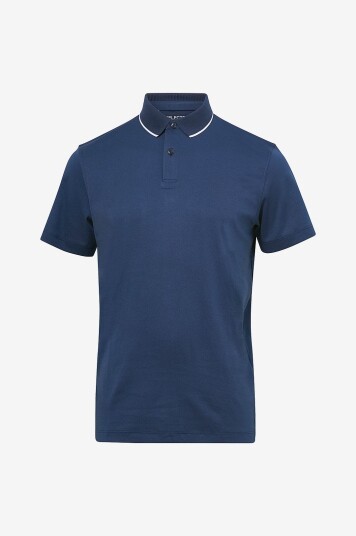 Selected HOMME Pologenser slhLeroy Coolmax SS Polo B Noos Blå Selected HOMME Pologenser slhLeroy Coolmax SS Polo B Noos Blå