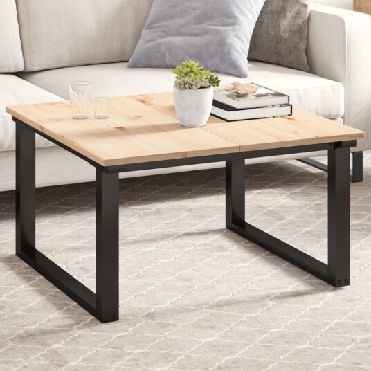  Bordplater 2 stk 80x40x1,7 cm rektangulær heltre furu 847414