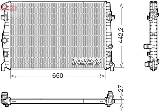 Radiator DENSO DRM32058 Radiator DENSO DRM32058