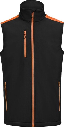 Printer Vest Softshell 2261083 Svart/Oransje XL
